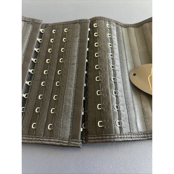 Short Torso Waist Trainers Cincher Corset Underbust Body Shaper Latex Sport G... - Picture 6 of 11